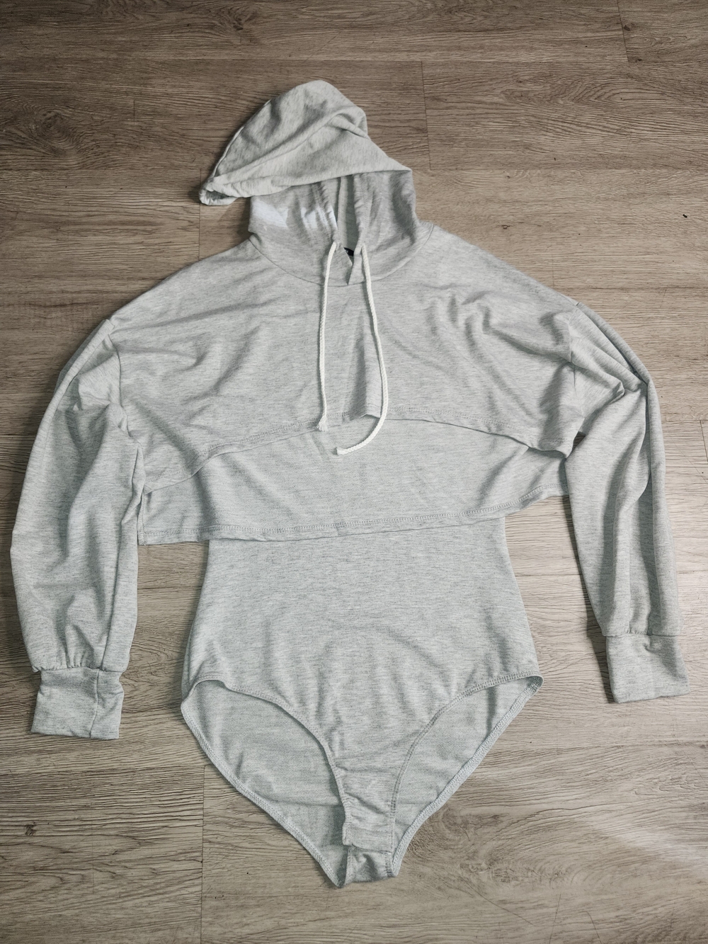 WinWin Gray Hoodie w/ Bodysuit
